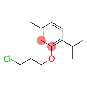2-(3-chloropropoxy)-4-methyl-1-(propan-2-yl)benzene