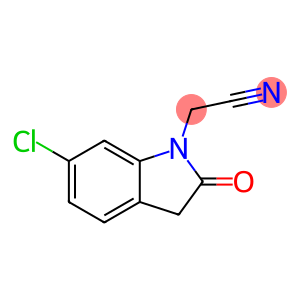 2-(6-chloro-2-oxo-2,3-dihydro-1H-indol-1-yl)acetonitrile