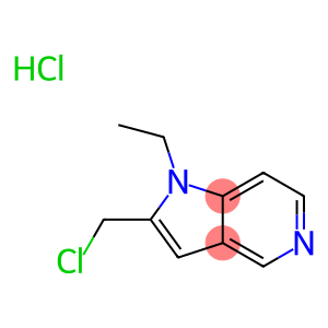 2-(CHLOROMETHYL)-1-ETHYL-1H-PYRROLO[3,2-C]PYRIDINE HYDROCHLORIDE