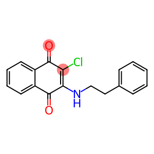 2-chloro-3-(phenethylamino)naphthoquinone
