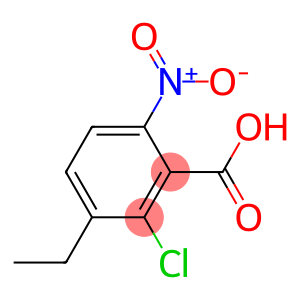 2-chloro-3-ethyl-6-nitrobenzoic acid