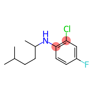 2-chloro-4-fluoro-N-(5-methylhexan-2-yl)aniline