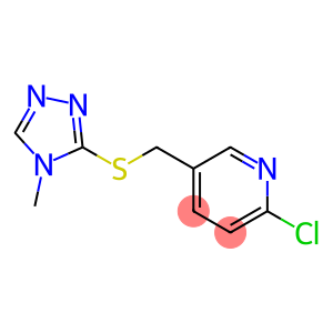 2-chloro-5-{[(4-methyl-4H-1,2,4-triazol-3-yl)sulfanyl]methyl}pyridine