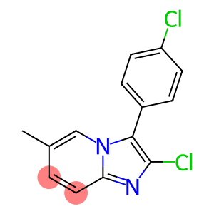 2-Chloro-6-methyl-3-(p-chlorophenyl)imidazo[1,2-a]pyridine