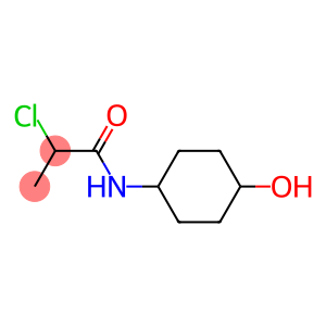 2-chloro-N-(4-hydroxycyclohexyl)propanamide