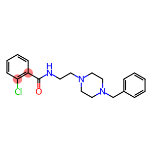 2-Chloro-N-[2-(4-benzyl-1-piperazinyl)ethyl]benzamide