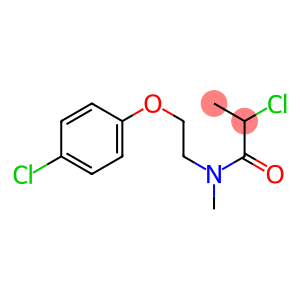 2-CHLORO-N-[2-(4-CHLOROPHENOXY)ETHYL]-N-METHYLPROPANAMIDE