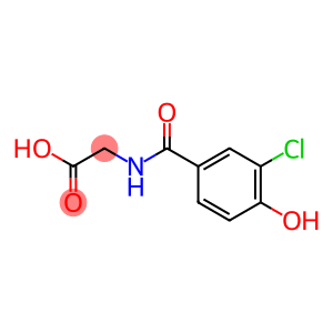 2-[(3-chloro-4-hydroxyphenyl)formamido]acetic acid