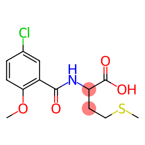 2-[(5-chloro-2-methoxyphenyl)formamido]-4-(methylsulfanyl)butanoic acid