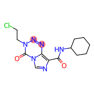 3-(2-Chloroethyl)-3,4-dihydro-4-oxo-N-cyclohexylimidazo[5,1-d]-1,2,3,5-tetrazine-8-carboxamide