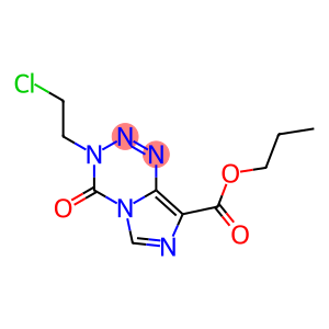 3-(2-Chloroethyl)-3,4-dihydro-4-oxoimidazo[5,1-d]-1,2,3,5-tetrazine-8-carboxylic acid propyl ester