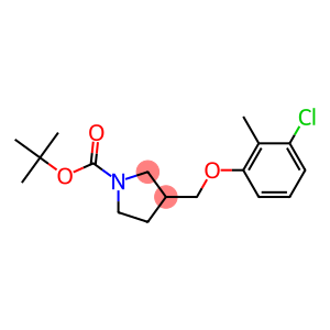 3-(3-Chloro-2-methyl-phenoxymethyl)-pyrrolidine-1-carboxylic acid tert-butyl ester