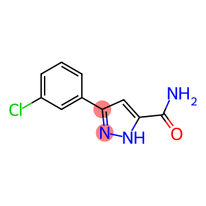 3-(3-氯苯基)-1H-吡唑-5-甲酰胺