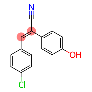 3-(4-chlorophenyl)-2-(4-hydroxyphenyl)acrylonitrile