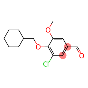 3-chloro-4-(cyclohexylmethoxy)-5-methoxybenzaldehyde