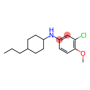 3-chloro-4-methoxy-N-(4-propylcyclohexyl)aniline
