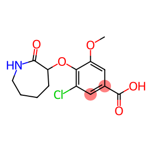 3-chloro-5-methoxy-4-[(2-oxoazepan-3-yl)oxy]benzoic acid