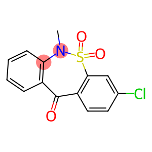 3-Chloro-6,11-Dihydro-6-Methyl-5,5,11-Trioxodibenzo[C,F][1,2]Thiazeptine