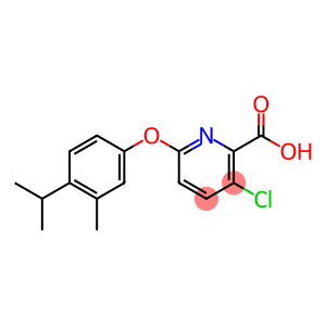 3-chloro-6-[3-methyl-4-(propan-2-yl)phenoxy]pyridine-2-carboxylic acid