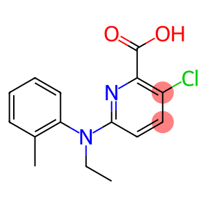3-chloro-6-[ethyl(2-methylphenyl)amino]pyridine-2-carboxylic acid