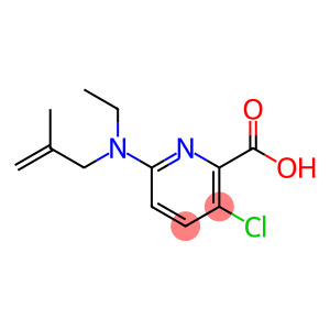 3-chloro-6-[ethyl(2-methylprop-2-en-1-yl)amino]pyridine-2-carboxylic acid