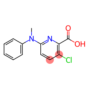 3-chloro-6-[methyl(phenyl)amino]pyridine-2-carboxylic acid