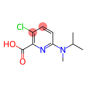 3-chloro-6-[methyl(propan-2-yl)amino]pyridine-2-carboxylic acid