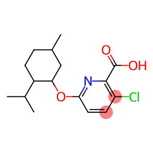 3-chloro-6-{[5-methyl-2-(propan-2-yl)cyclohexyl]oxy}pyridine-2-carboxylic acid