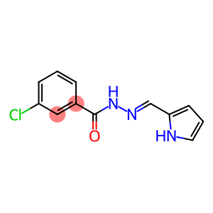 3-chloro-N'-[(E)-1H-pyrrol-2-ylmethylidene]benzohydrazide