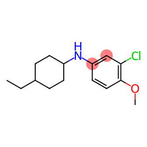 3-chloro-N-(4-ethylcyclohexyl)-4-methoxyaniline