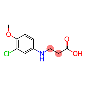 3-[(3-chloro-4-methoxyphenyl)amino]propanoic acid