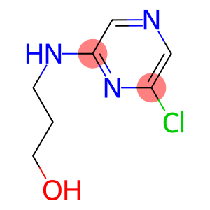3-[(6-Chloro-2-pyrazinyl)amino]-1-propanol