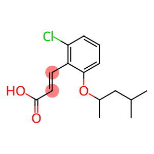 3-{2-chloro-6-[(4-methylpentan-2-yl)oxy]phenyl}prop-2-enoic acid