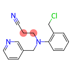 3-{[2-(chloromethyl)phenyl](pyridin-3-ylmethyl)amino}propanenitrile