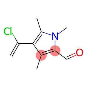 4-(1-Chlorovinyl)-1,3,5-trimethyl-1H-pyrrole-2-carbaldehyde