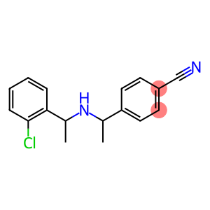 4-(1-{[1-(2-chlorophenyl)ethyl]amino}ethyl)benzonitrile