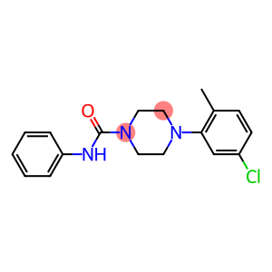 4-(5-chloro-2-methylphenyl)-N-phenyltetrahydro-1(2H)-pyrazinecarboxamide