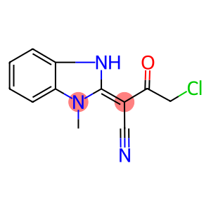 4-CHLORO-2-(1-METHYL-1,3-DIHYDRO-BENZOIMIDAZOL-2-YLIDENE)-3-OXO-BUTYRONITRILE