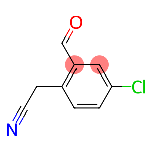 4-Chloro-2-formylbenzeneacetonitrile