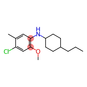 4-chloro-2-methoxy-5-methyl-N-(4-propylcyclohexyl)aniline