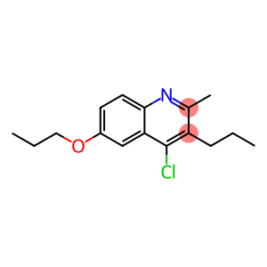 4-chloro-2-methyl-6-propoxy-3-propylquinoline