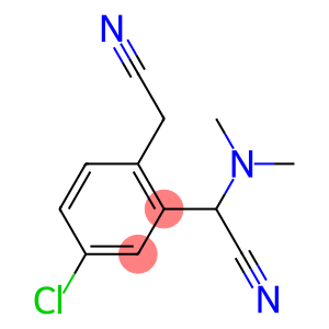 4-Chloro-2-[(dimethylamino)cyanomethyl]benzeneacetonitrile