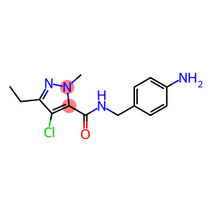 4-Chloro-5-ethyl-2-methyl-N-[4-aminobenzyl]-2H-pyrazole-3-carboxamide