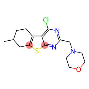4-CHLORO-7-METHYL-2-(MORPHOLIN-4-YLMETHYL)-5,6,7,8-TETRAHYDRO[1]BENZOTHIENO[2,3-D]PYRIMIDINE