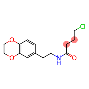 4-chloro-N-[2-(2,3-dihydro-1,4-benzodioxin-6-yl)ethyl]butanamide