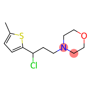 4-[3-chloro-3-(5-methylthien-2-yl)propyl]morpholine