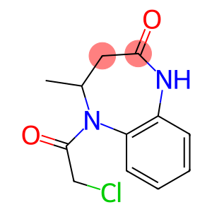 5-(2-chloroacetyl)-4-methyl-1,3,4,5-tetrahydro-2H-1,5-benzodiazepin-2-one