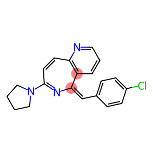 5-(4-Chlorobenzylidene)-7-(pyrrolidin-1-yl)-5H-pyrido[3,2-c]azepine