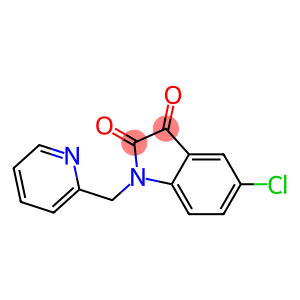 5-chloro-1-(pyridin-2-ylmethyl)-2,3-dihydro-1H-indole-2,3-dione