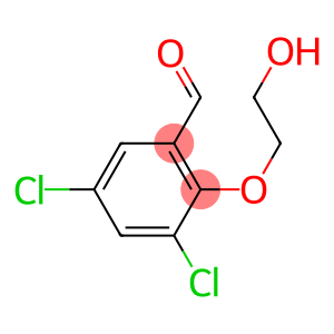 5-Chloro-3-chloro-2-(2-hydroxyethoxy)benzaldehyde